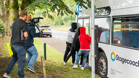 Behind the scenes on Stagecoach Zero Tolerance campaign