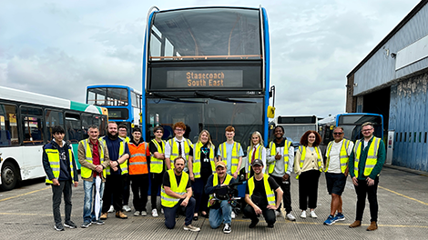 Cast and crew of Stagecoach Zero Tolerance campaign